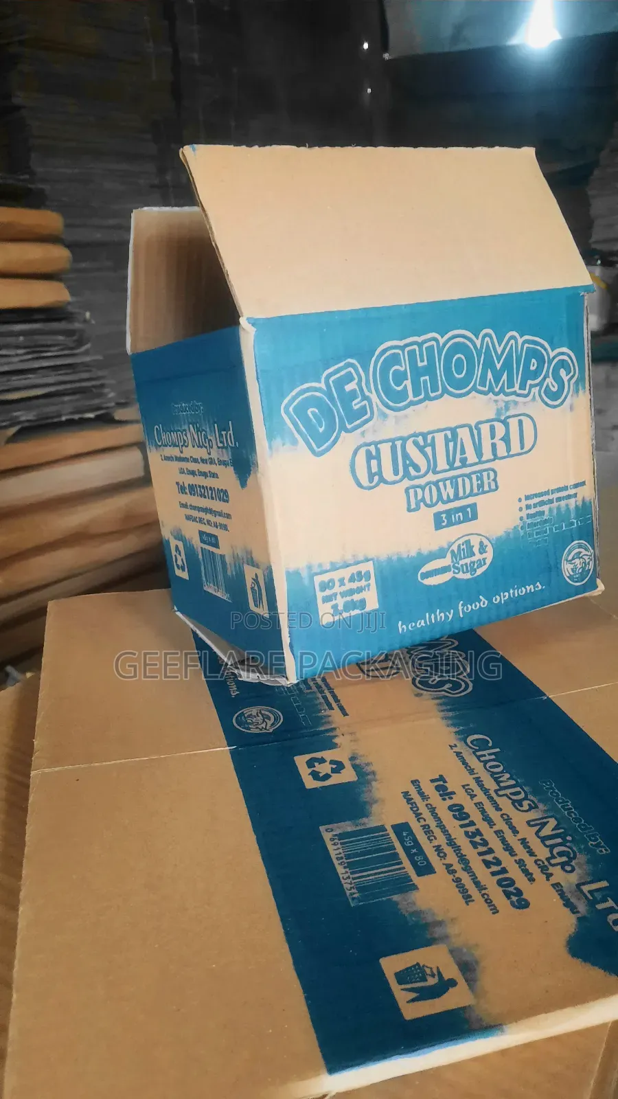 10x8x8 Champoo Printing Box