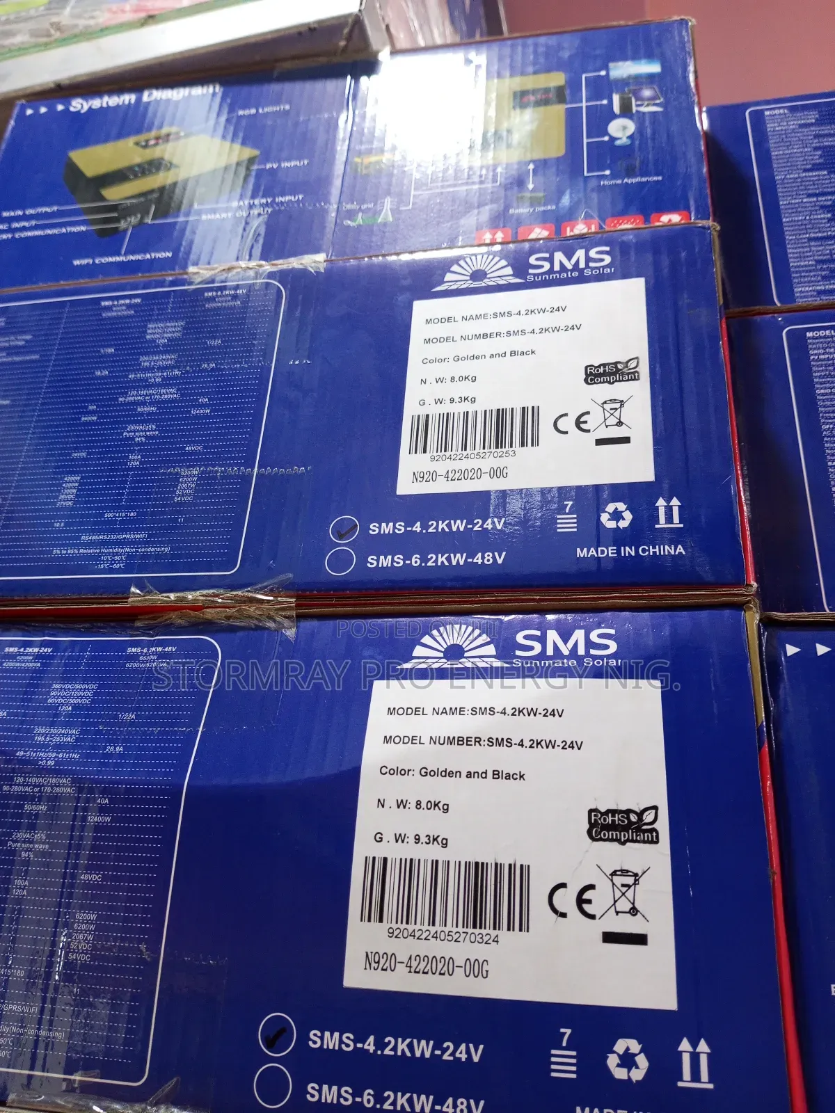 SMS 4.2kva 24v Hybrid Inverters Available