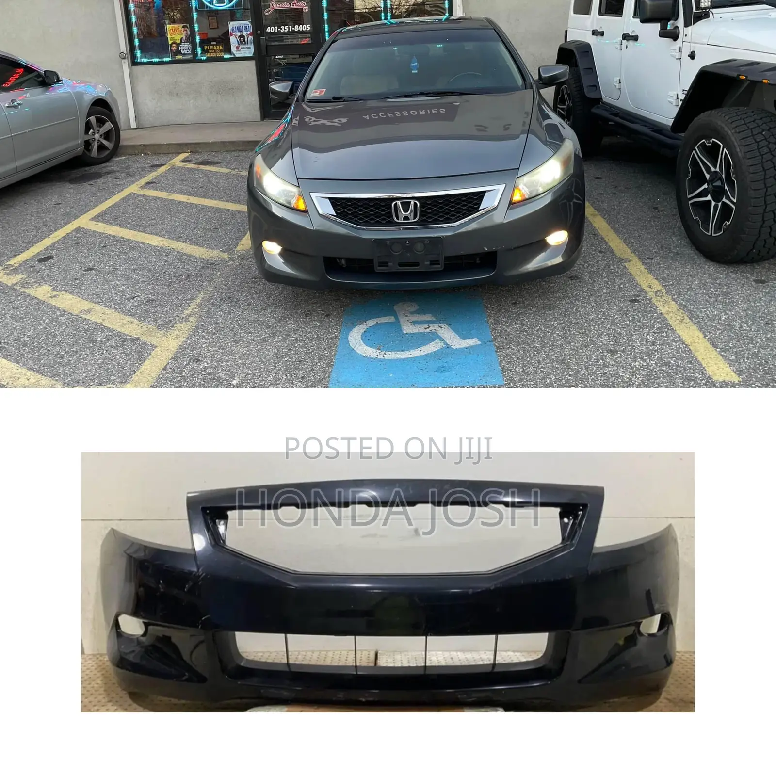 Front Bumper 2008-2010 Accord Coupe (2 Doors)