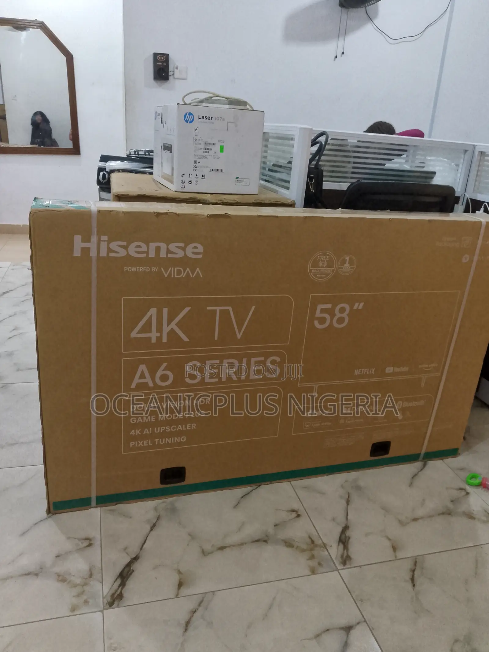 New Hisense 58inches Standard Smart TV