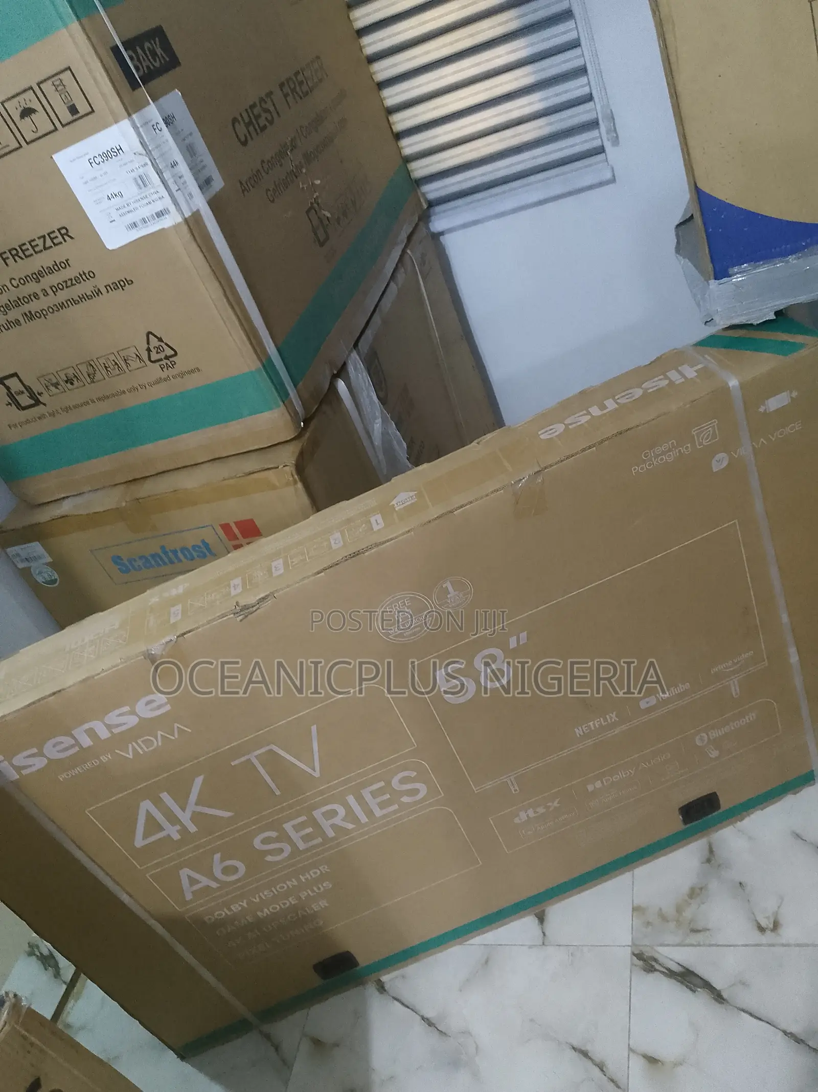 New -Super Affordable Hisense 58inches Smart TV