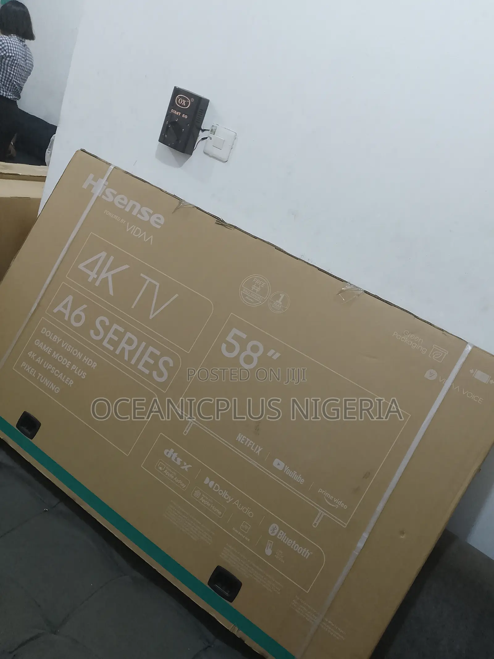 Portable and Classic Hisense 58inches Resolution Smart TV