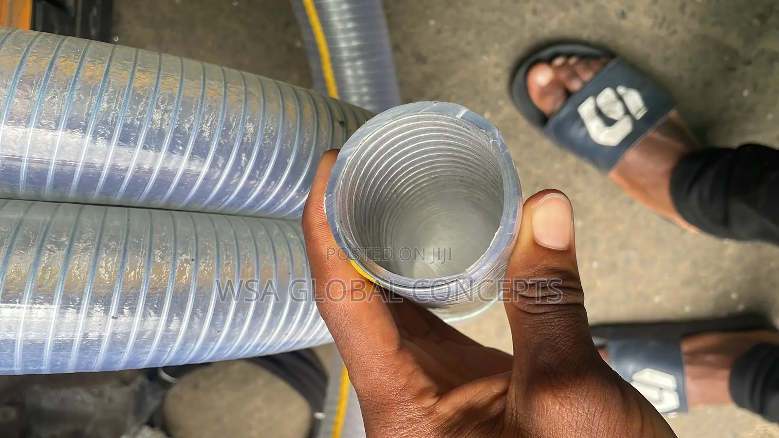 2” Transparent Wire Braided Hose