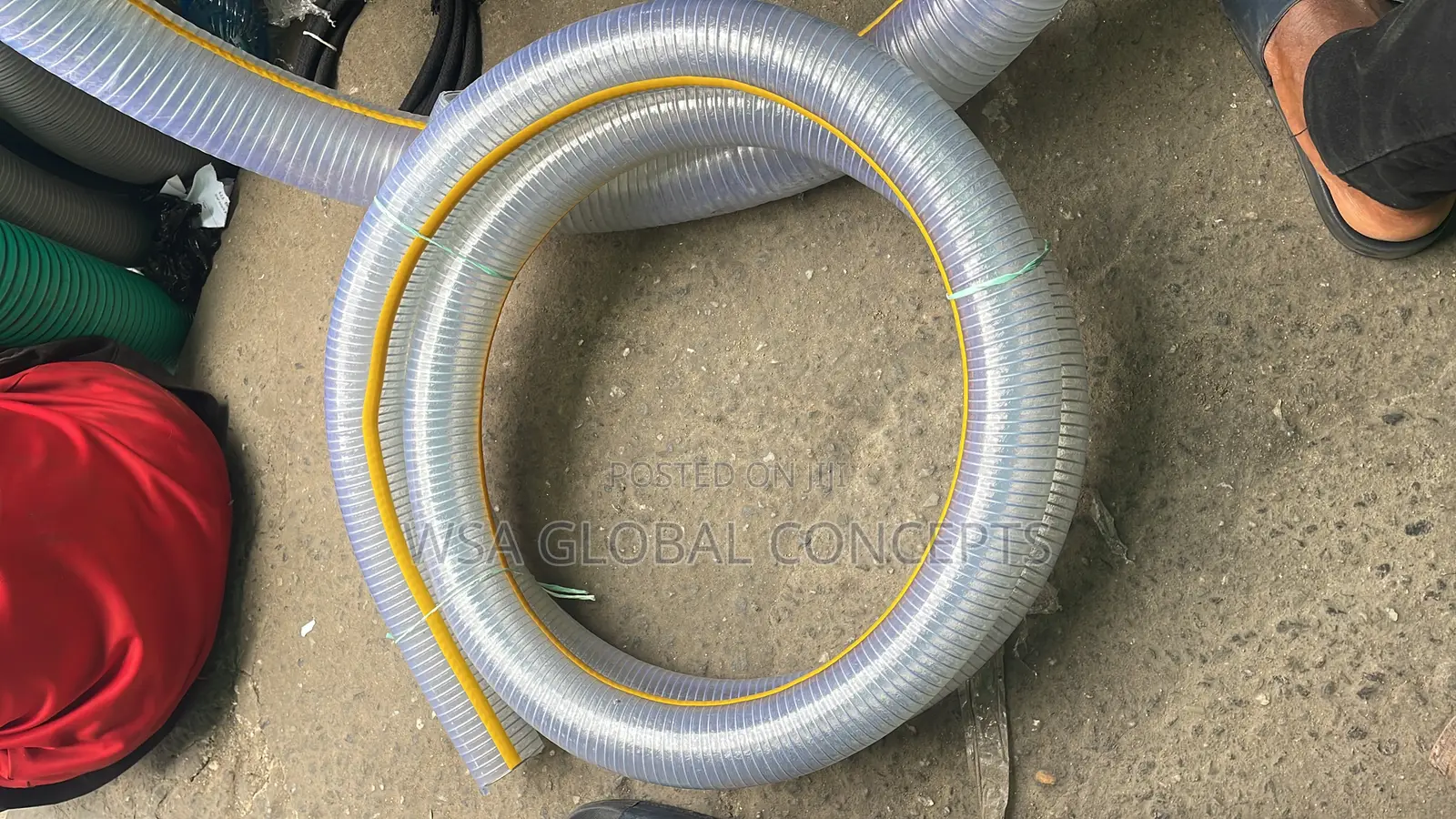 2” Transparent Wire Braided Hose