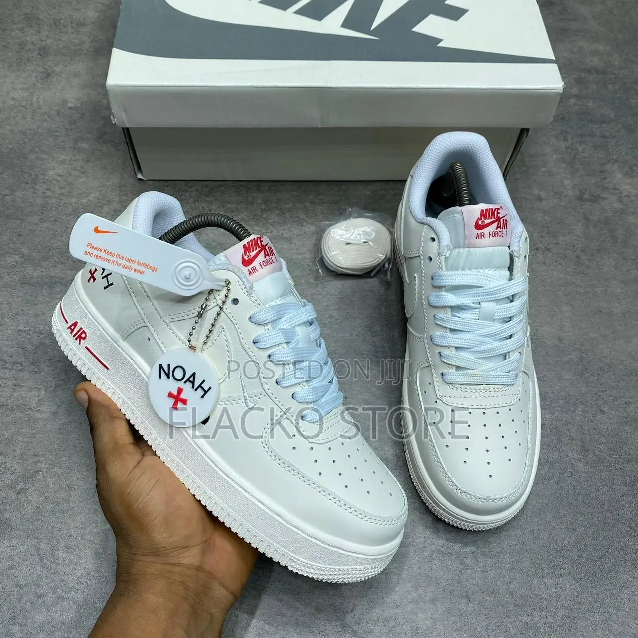 Original Nike Air Force 1 Low Noah Cream Sneakers