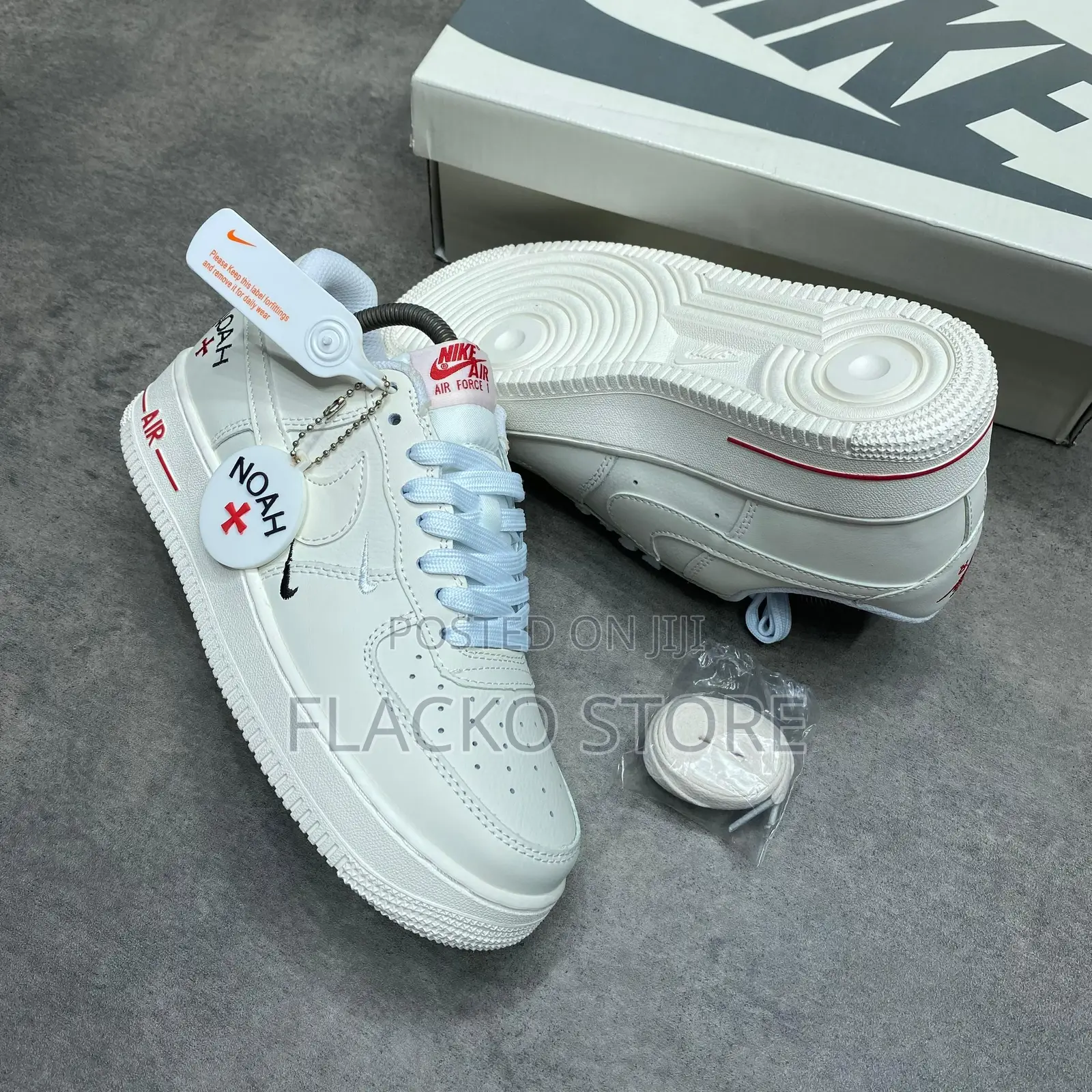 Original Nike Air Force 1 Low Noah Cream Sneakers