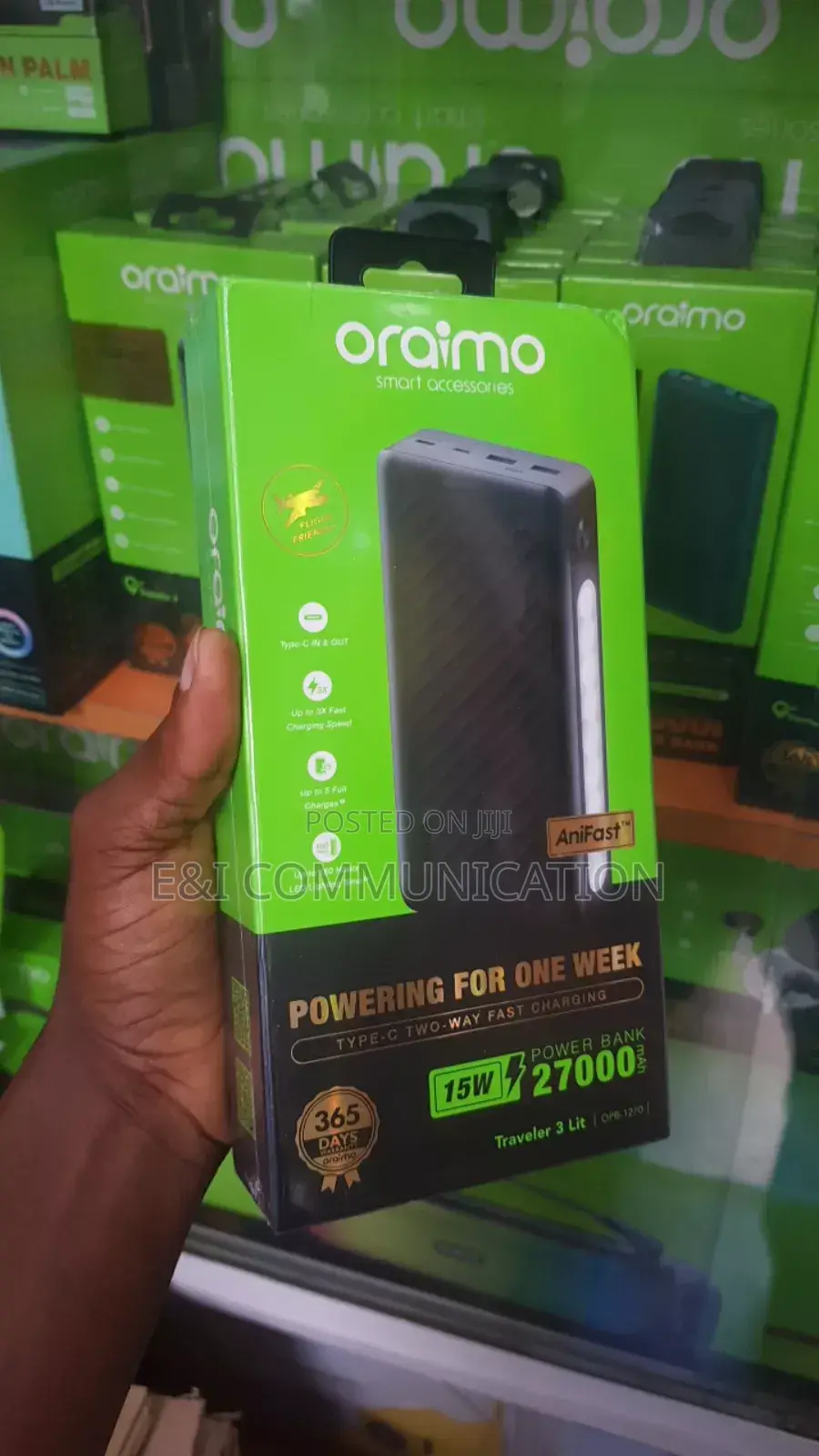 27000mah Oraimo Power Bank.