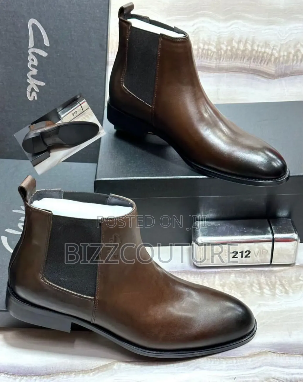 Original Clarks Chelsea Boots Available in Store