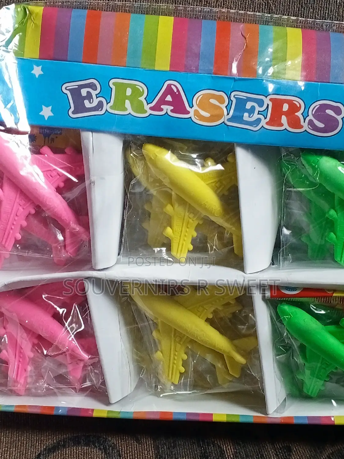 3D Character Erasers (Pack of 36)