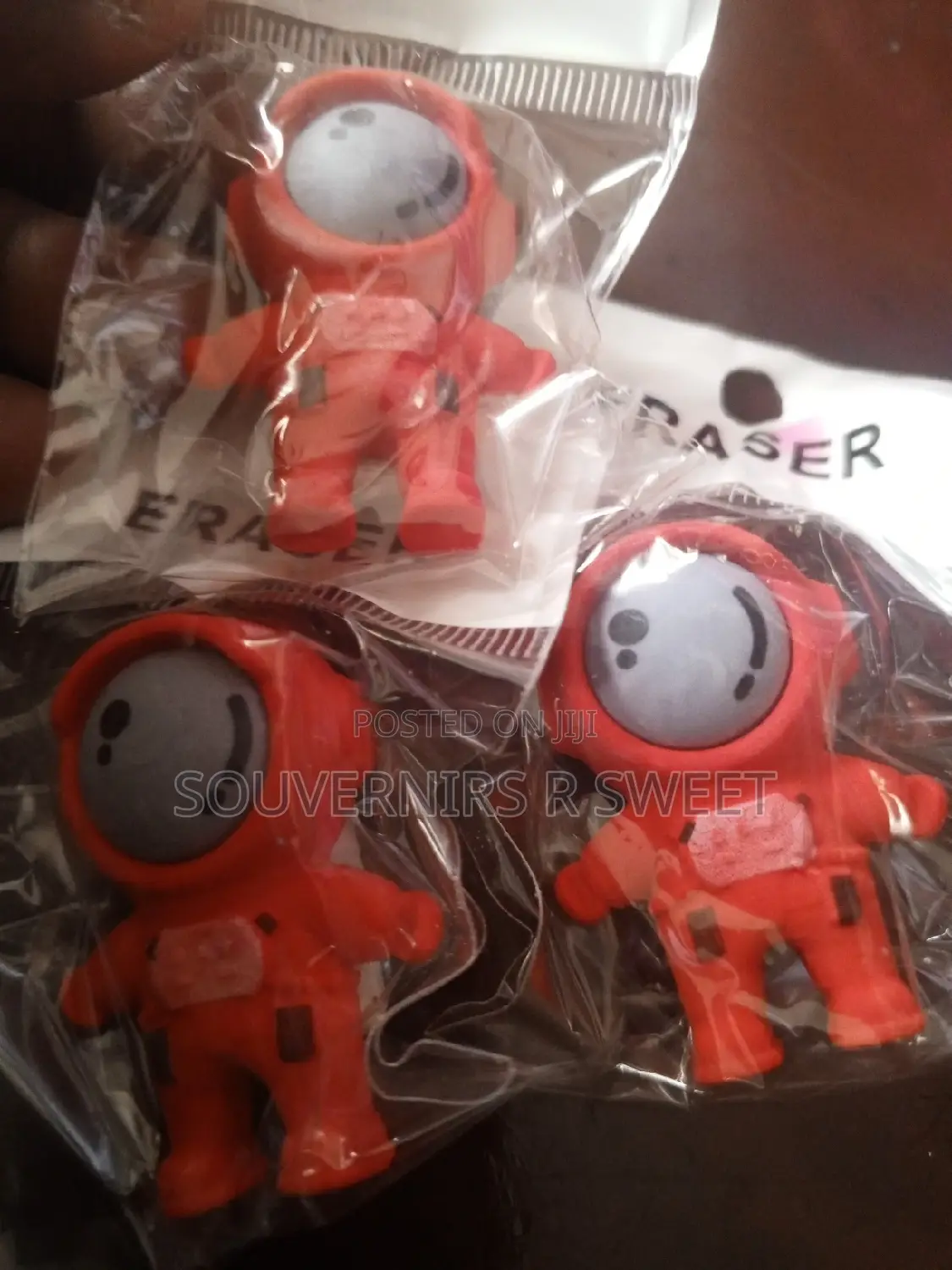 3D Character Erasers (Pack of 36)