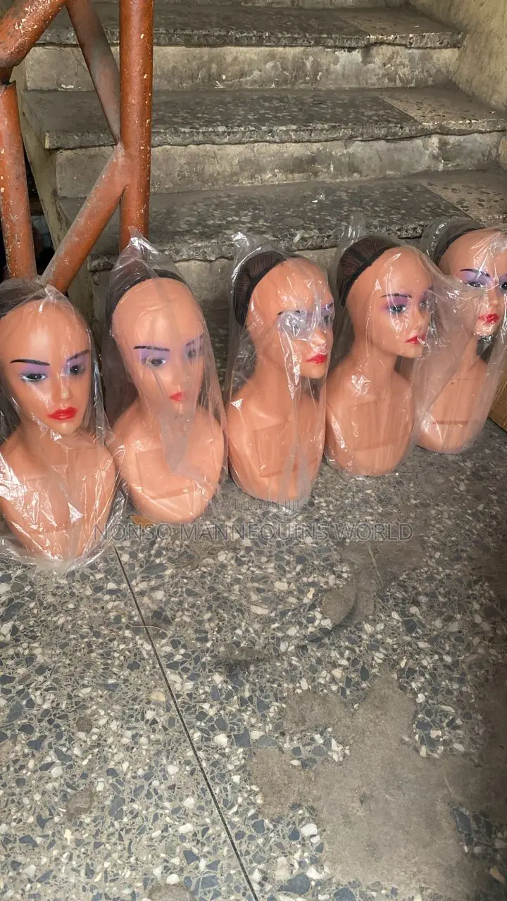 Female Plastic Manne for Heads for Displaying Hairs