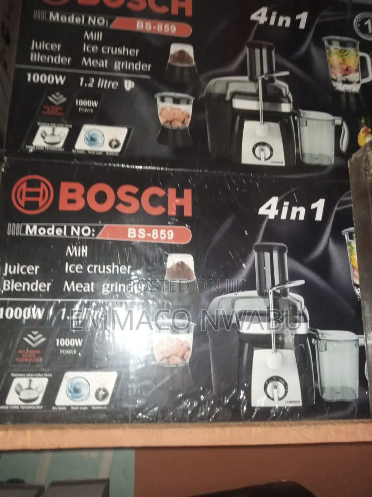 BOSCH 4 in 1 Juicer, Blender, Grinder Meat Chopper. 1000W