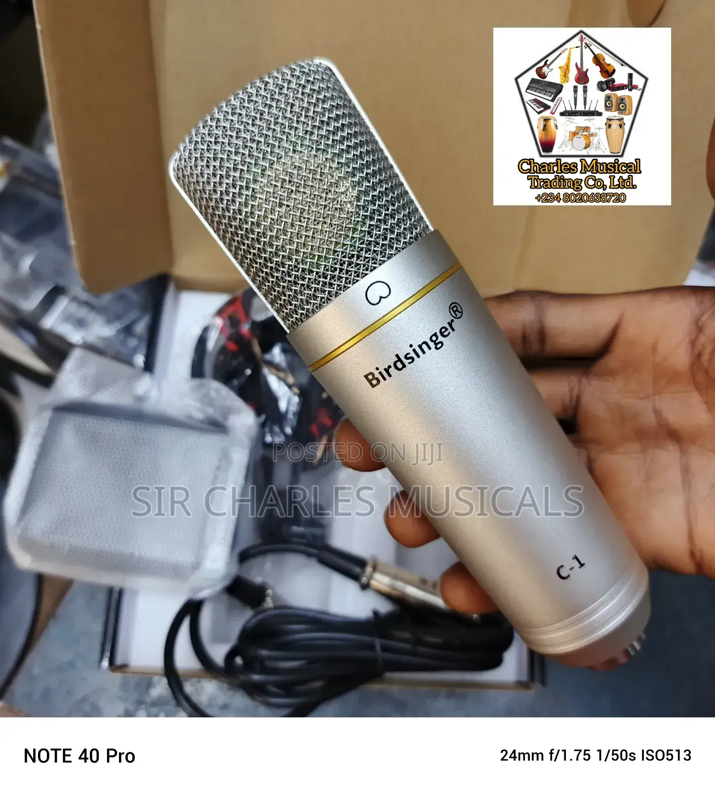 Original Birdsinger C-1 Condenser Studio Microphone