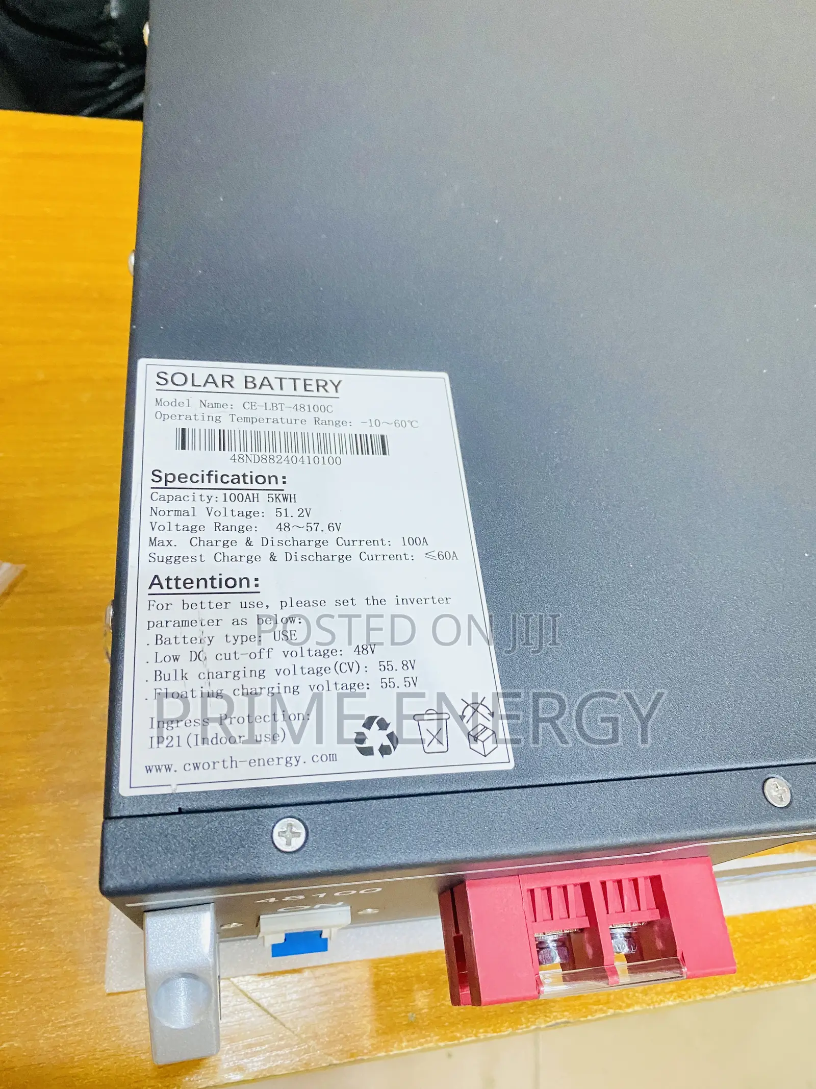 5kwh Cworth Energy Lithium Battery