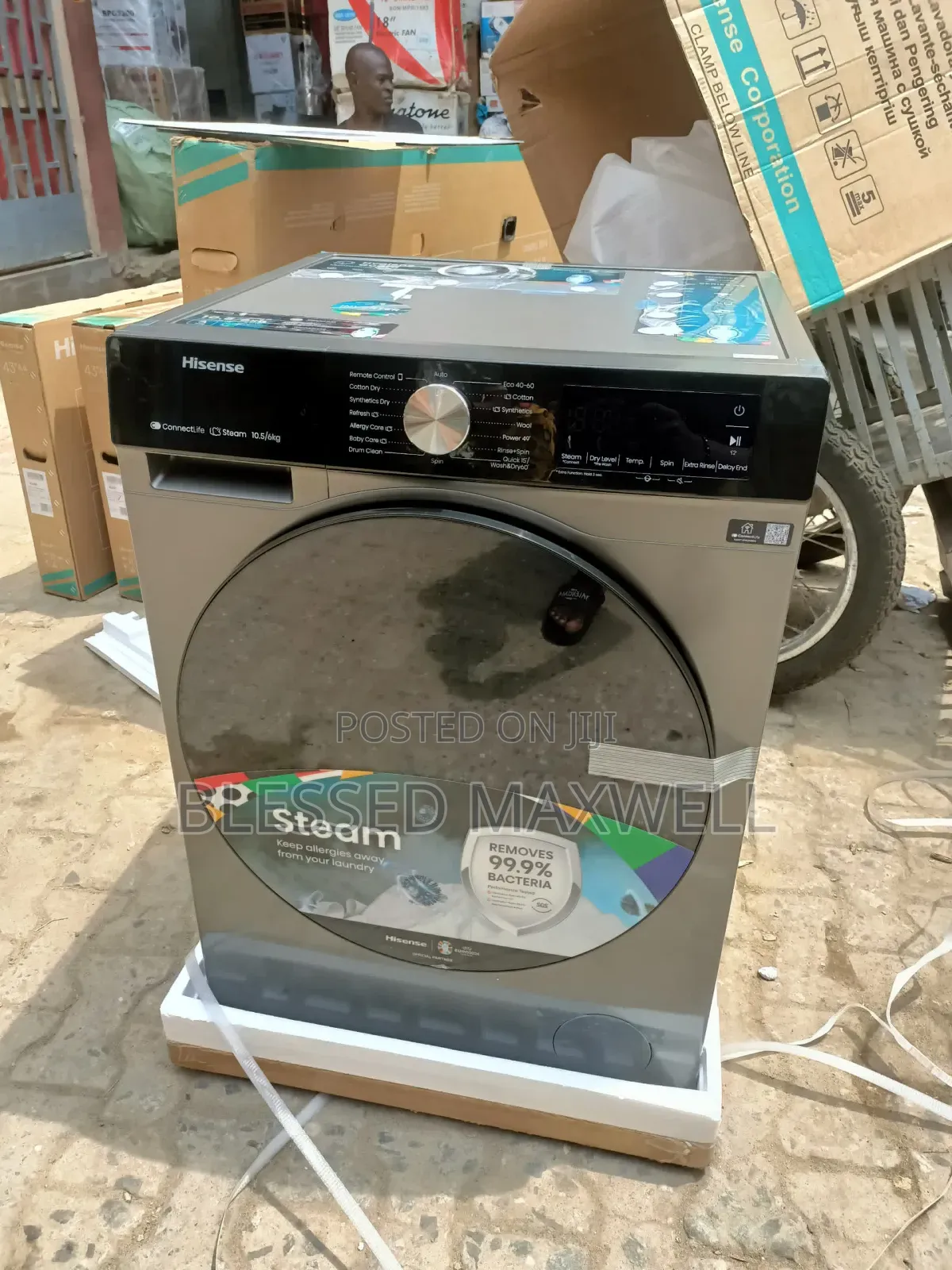 Hisense 10.5kg Automatic Washing Machine