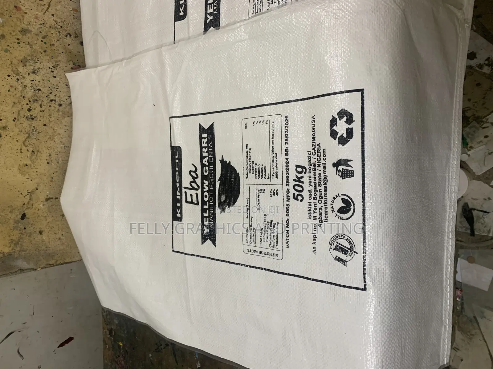 Sack One Colour Print
