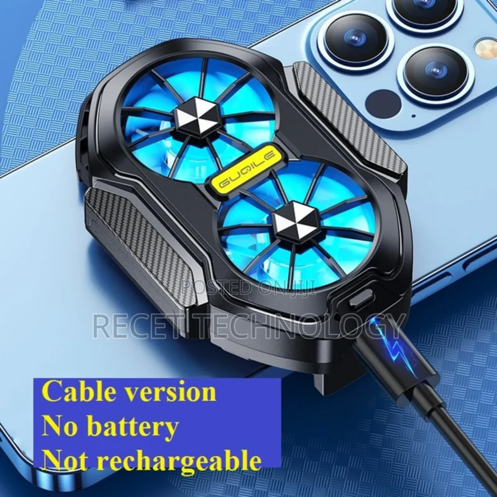 FS01 Dual Fan Mobile Phone Cooler