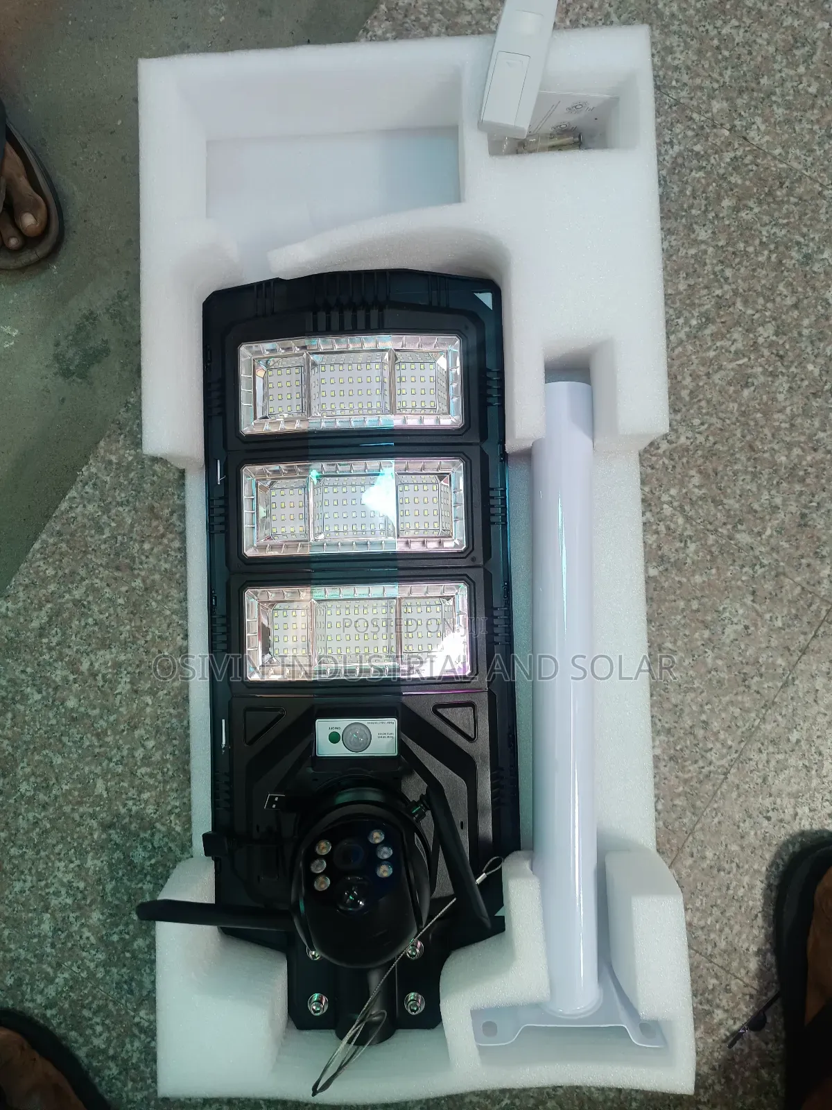 Ai 300w 2 in 1 Solar Street Light With Camera CCTV
