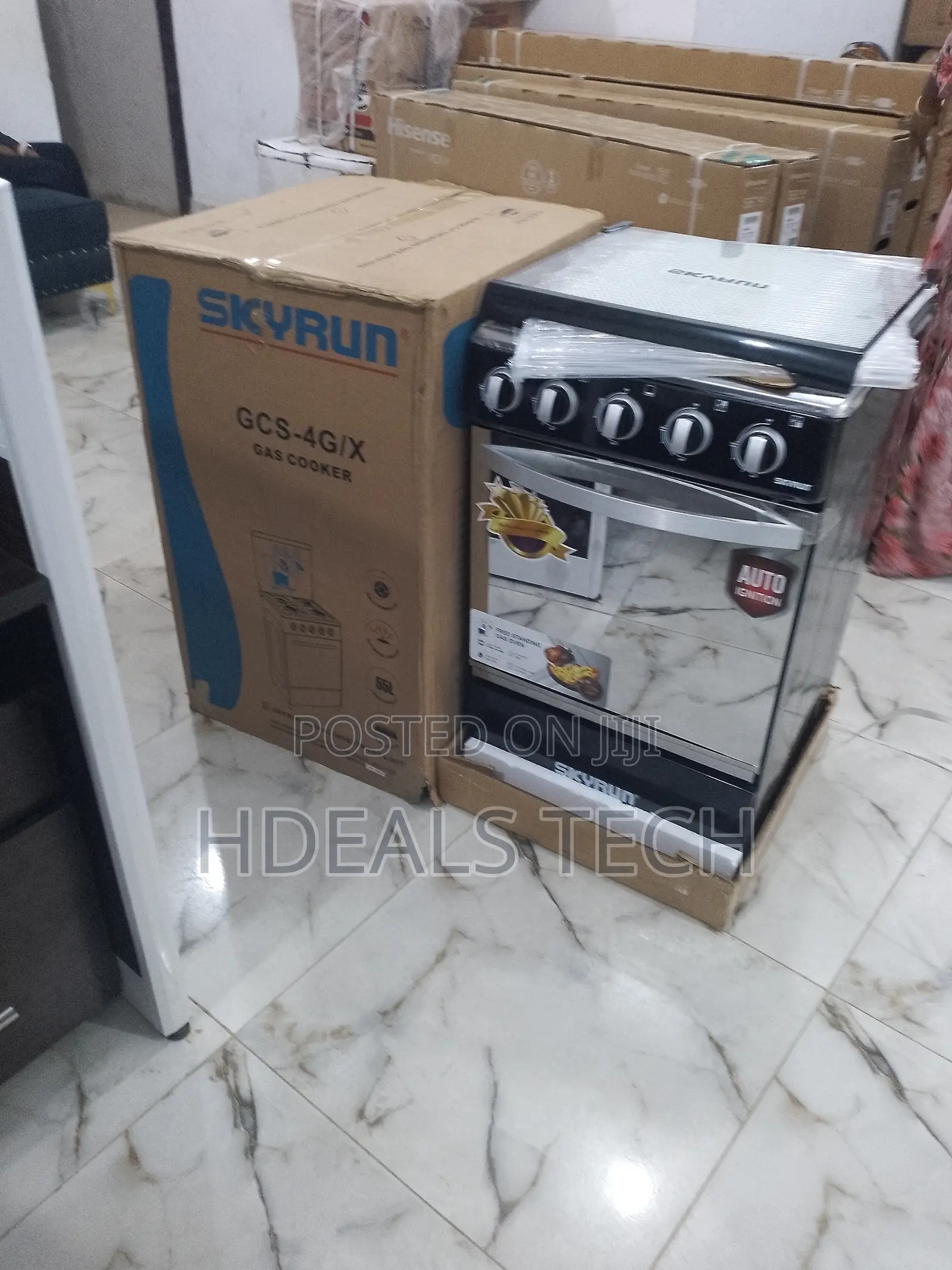 Available Skyrun Skyrun 4 Bunner Gas Cooker With Oven