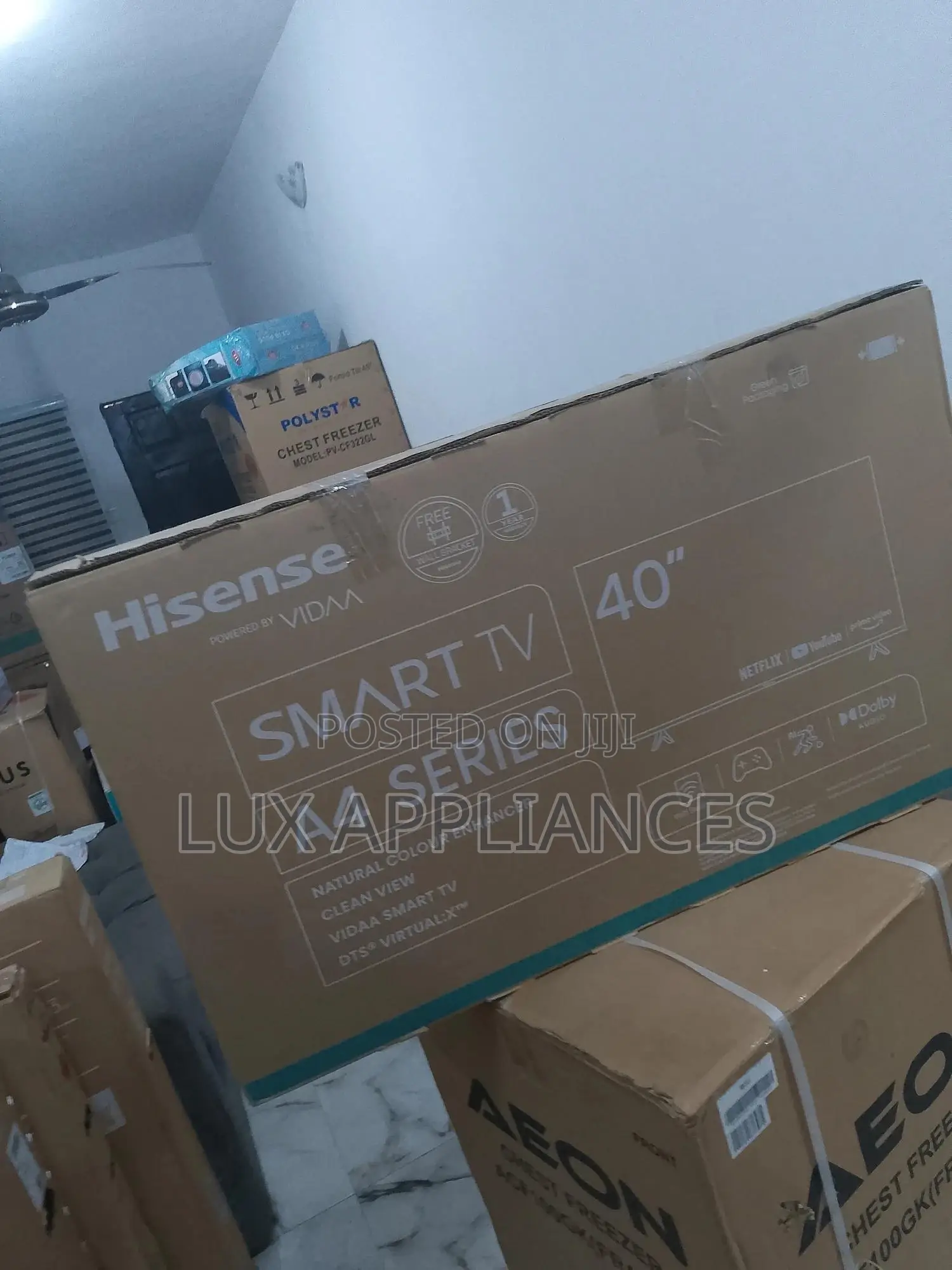 The Brand New 100% Quality Hisense 40inches TV