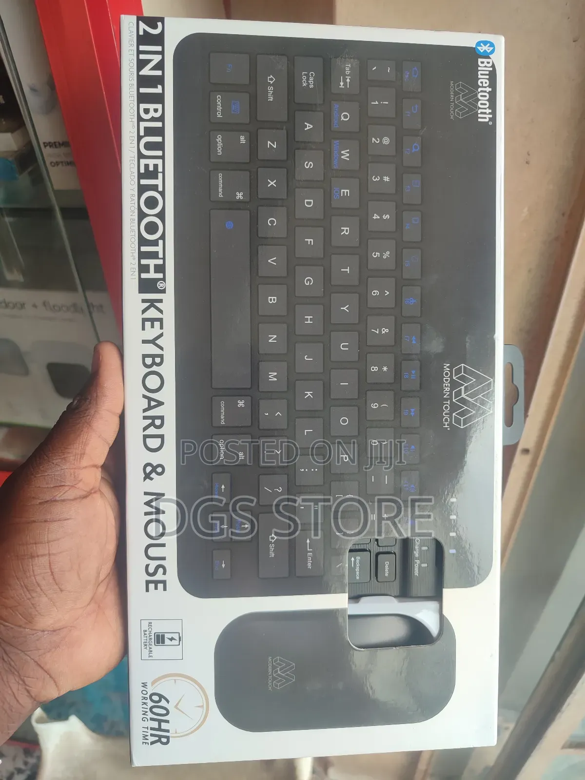 Modern Touch 2in1 Bluetooth Keyboard and Mouse