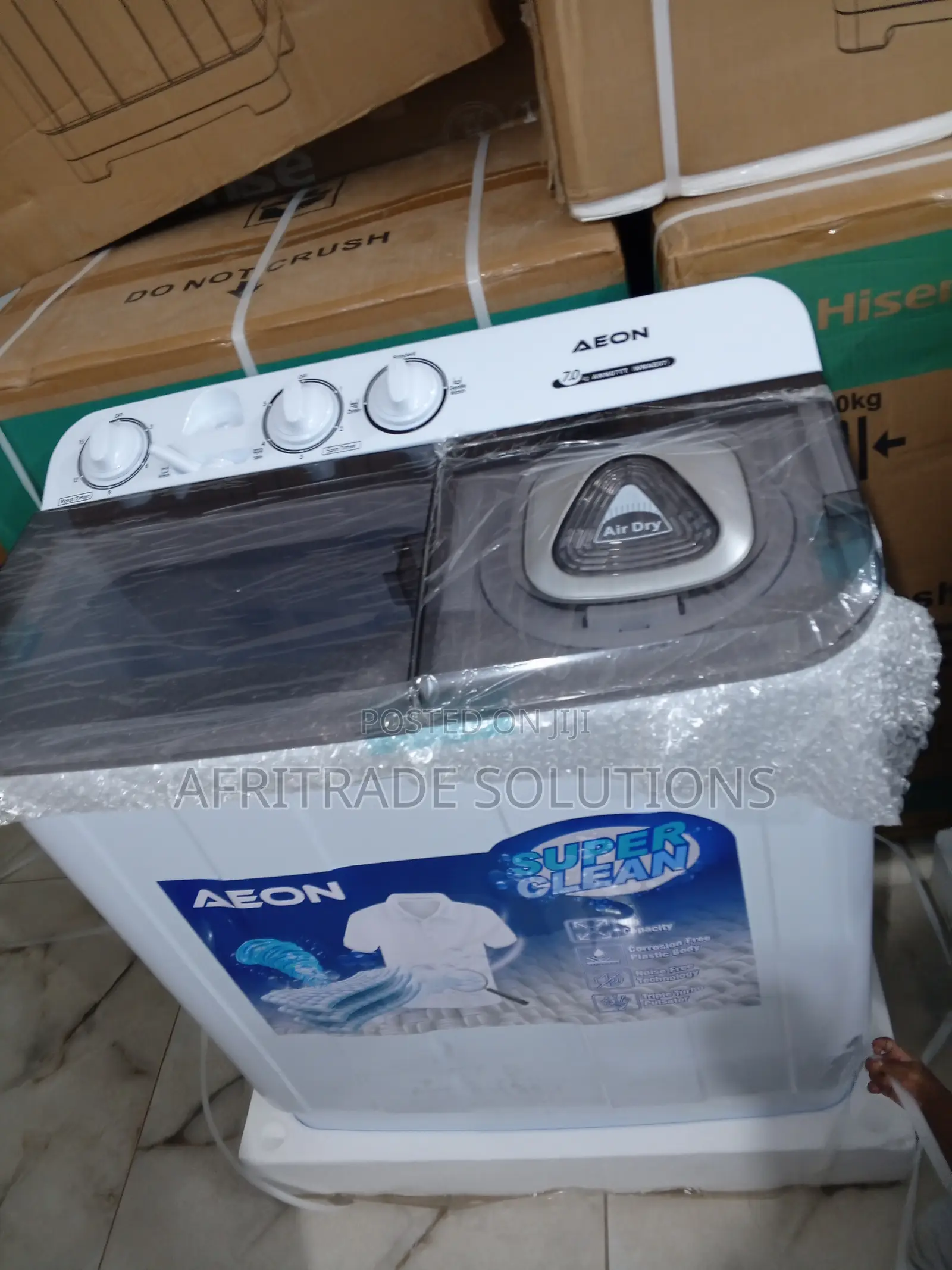 Aeon 7kg Semi-Auto Washing Machine- Super Clean Wash