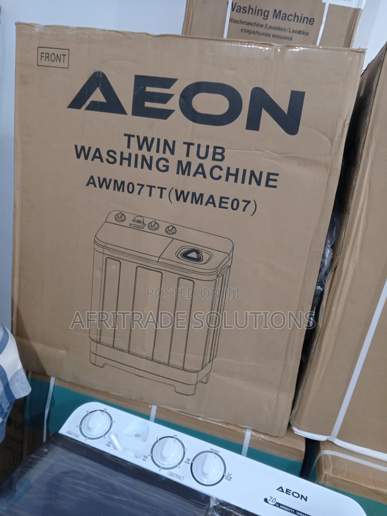Aeon 7kg Semi-Auto Waterproof Body Washing Machine-