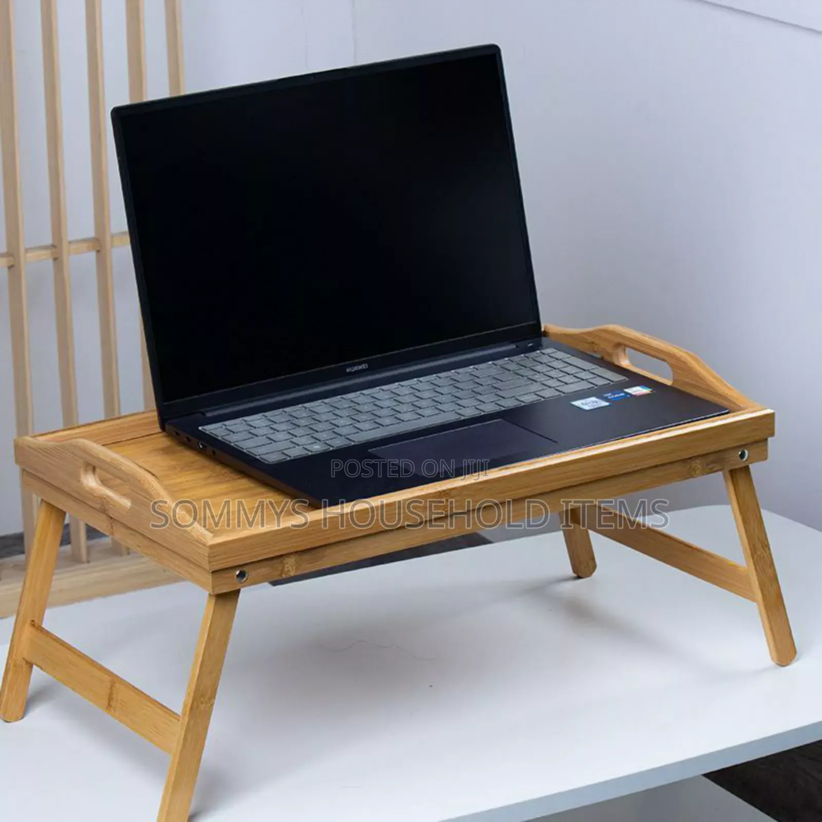 Foldable Wooden Bamboo Tray/Table