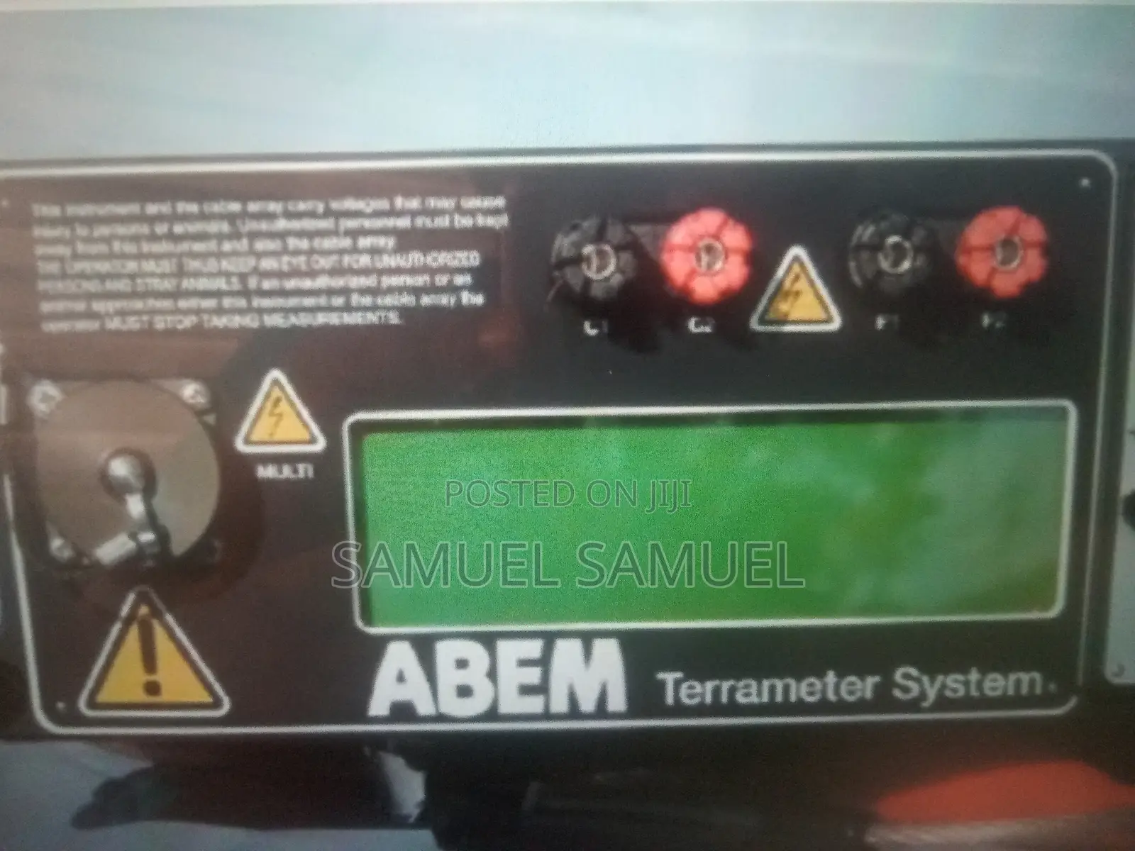 Abem Terramater Sas 1000 Resistivity/Ip Meter