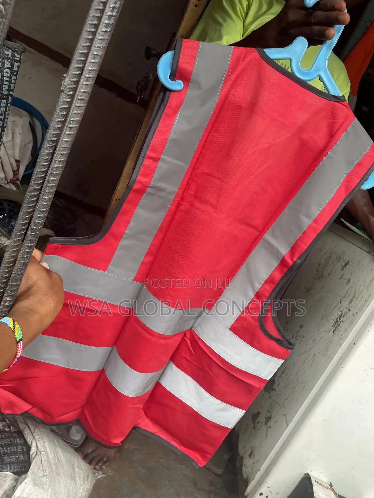 Red Durable Reflective Jacket