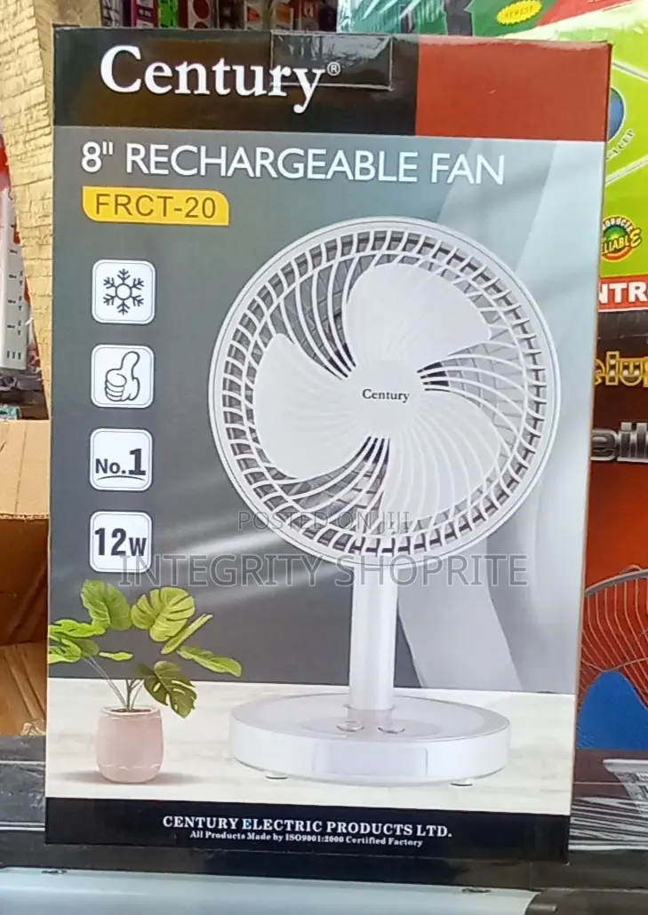Century 8inchies Rechargeable Fan
