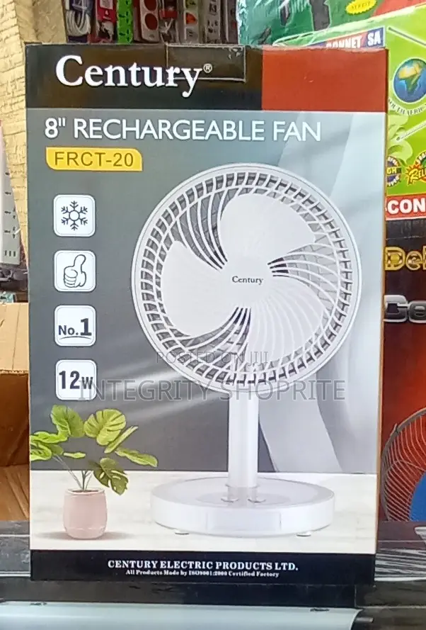 Century 8inchies Rechargeable Fan