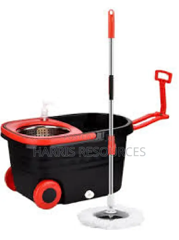 360 Degrees Spin Mop With Rollers And Stainless Sieve