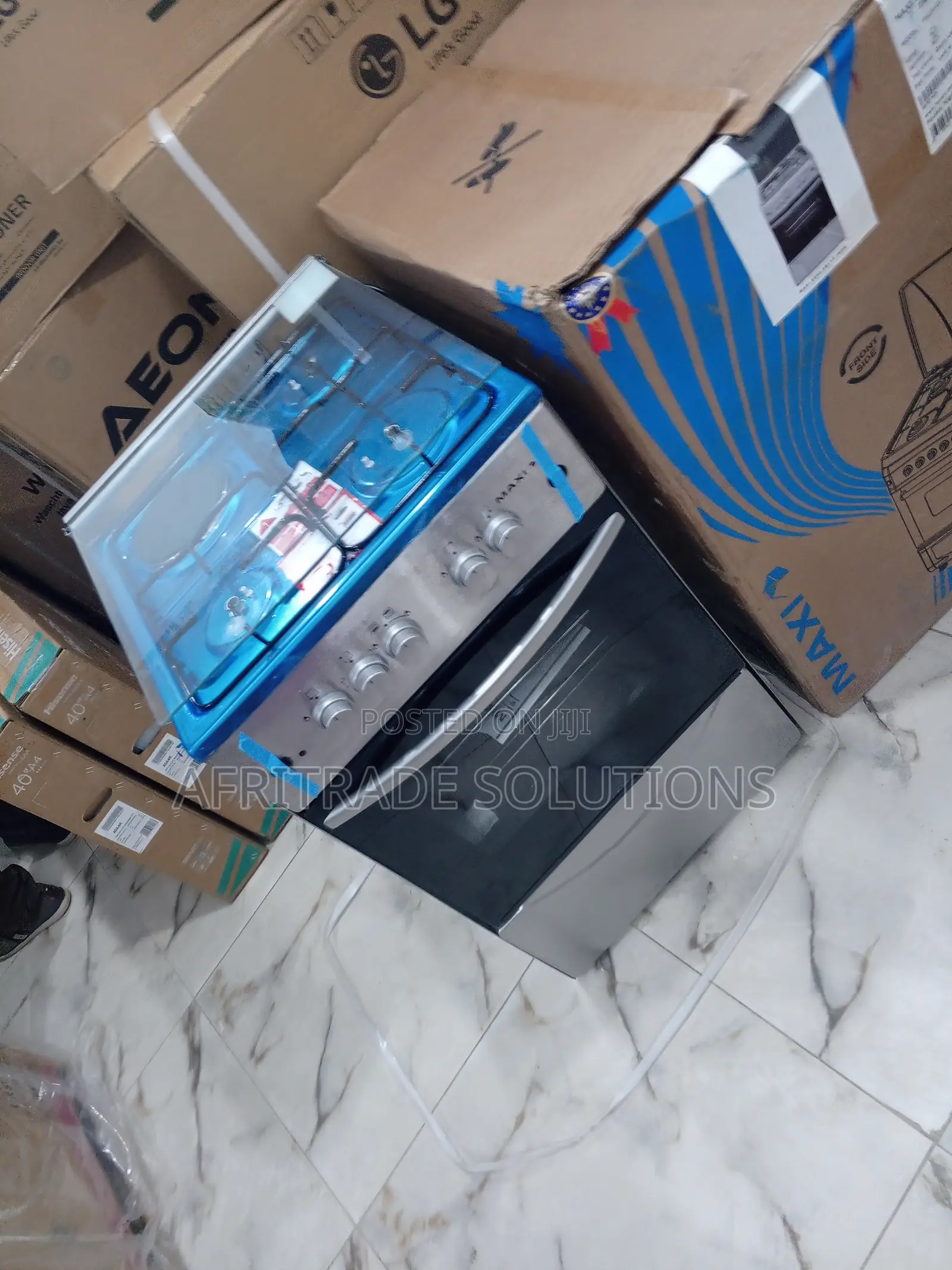 Bestselling Maxi 50*50 (3+1) Burner Gas Cooker INOX