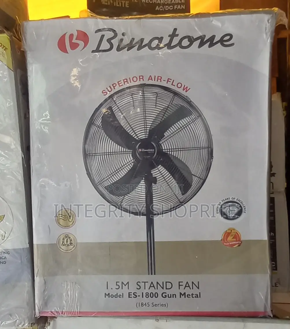 Binatone 18 Inches Stand Fan Elite Series (ES-1800) - Metal