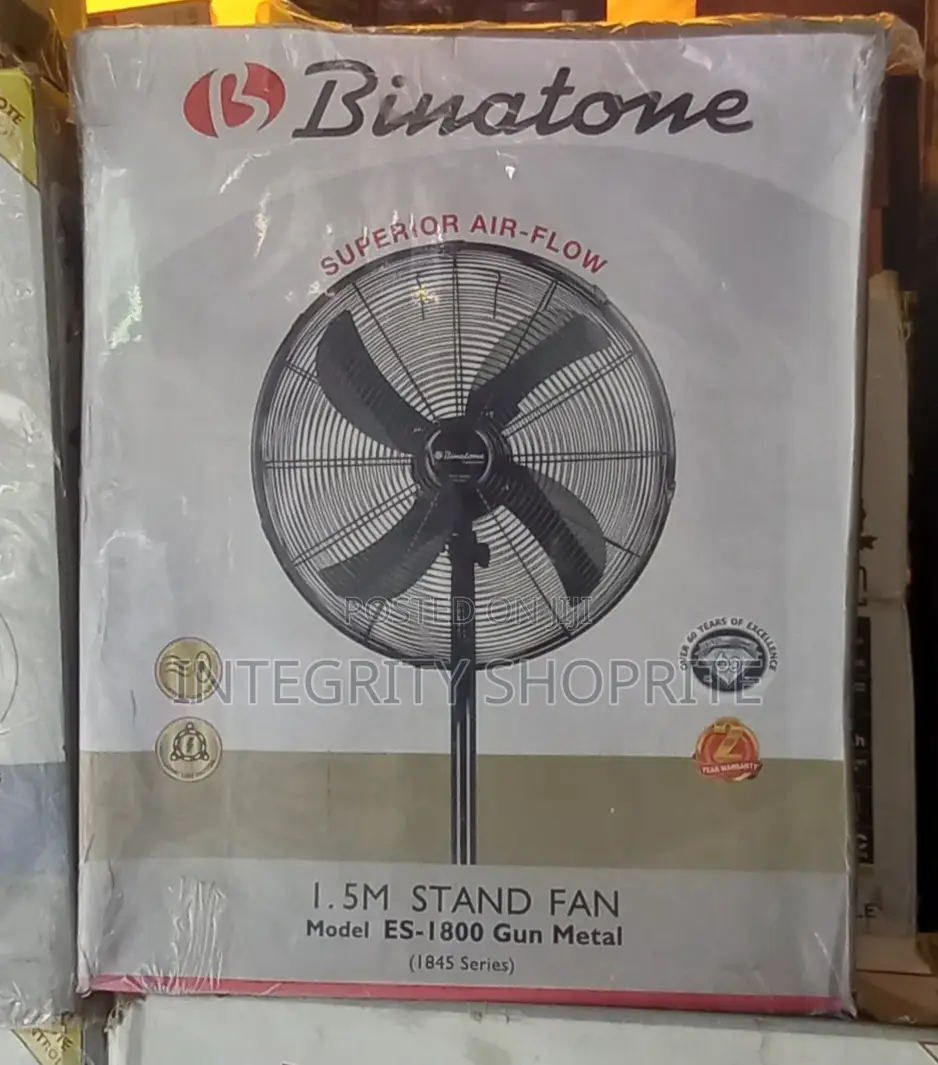 Binatone 18 Inches Stand Fan Elite Series (ES-1800) - Metal