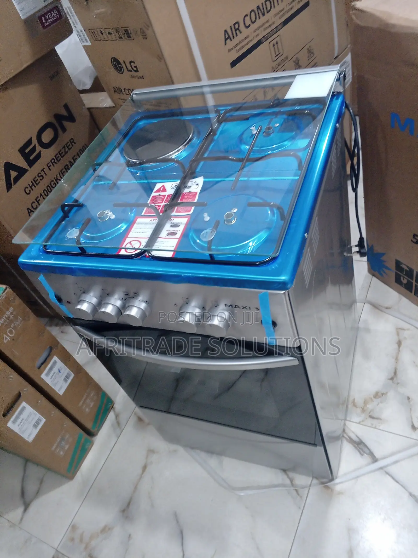 New Maxi 50 X 50 Standing Gas Cooker With 1 Electric