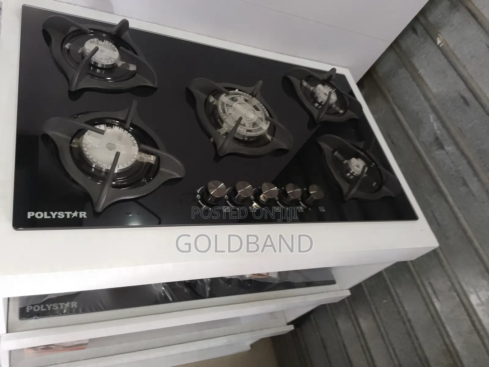 Most Strong Polystar 5 Burner Inbuilt Gashob Pv-Ba8705agps