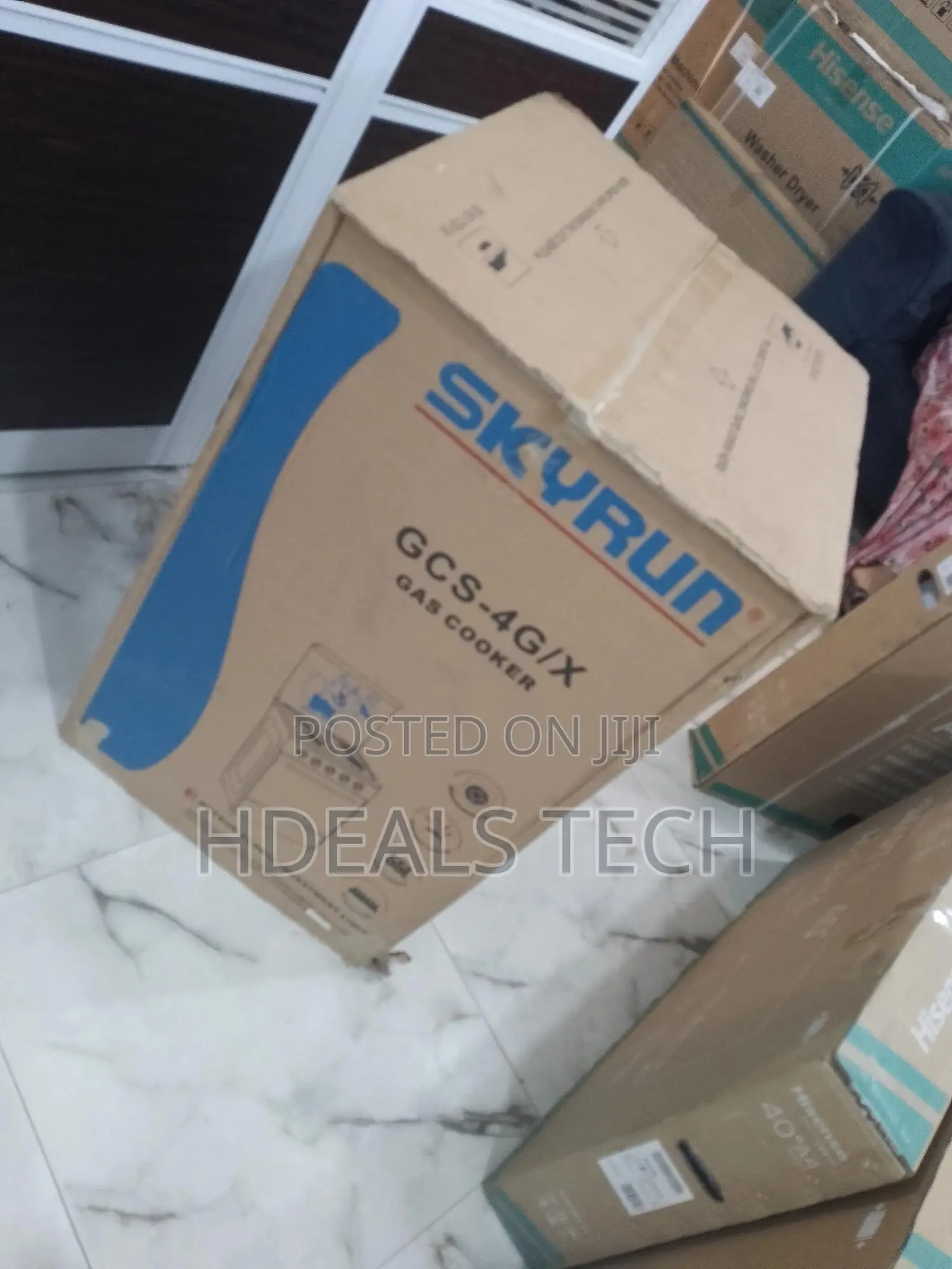 Efficient Gas Cooker - Skyrun 4 Burner Faces 