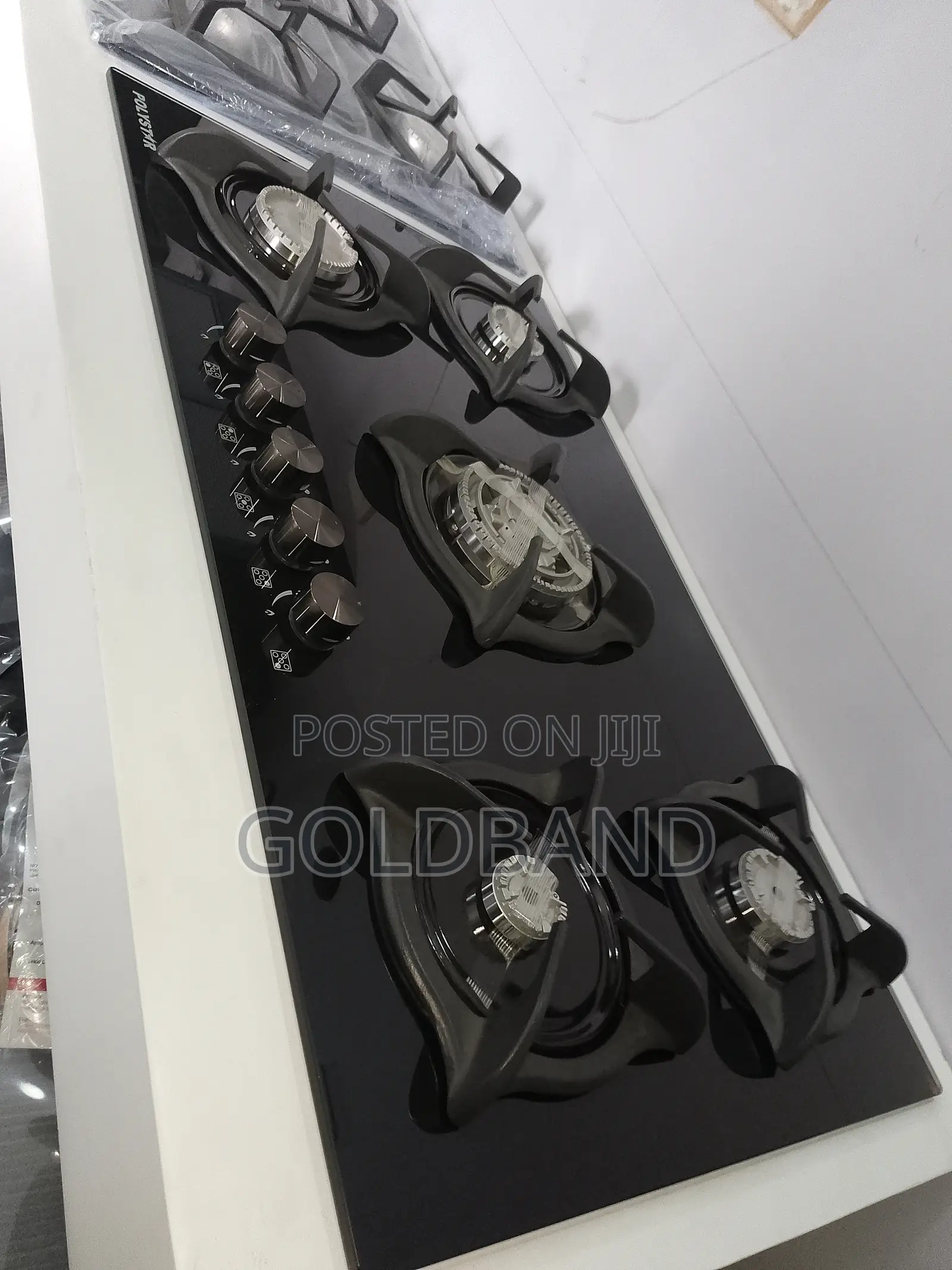 Long-Lasting Polystar 5 Burner Inbuilt Gashob Pv-Ba8705agps