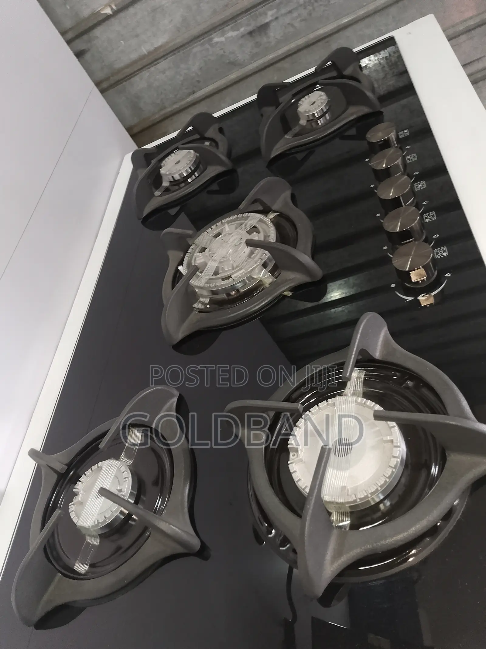 New Long-Lasting Polystar Pv-Ba8705agps 5 Burner Inbuilt Gas