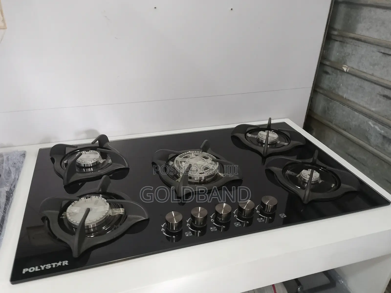 New Advanced Polystar 5 Burner Inbuilt Gashob Pv-Ba8705agps