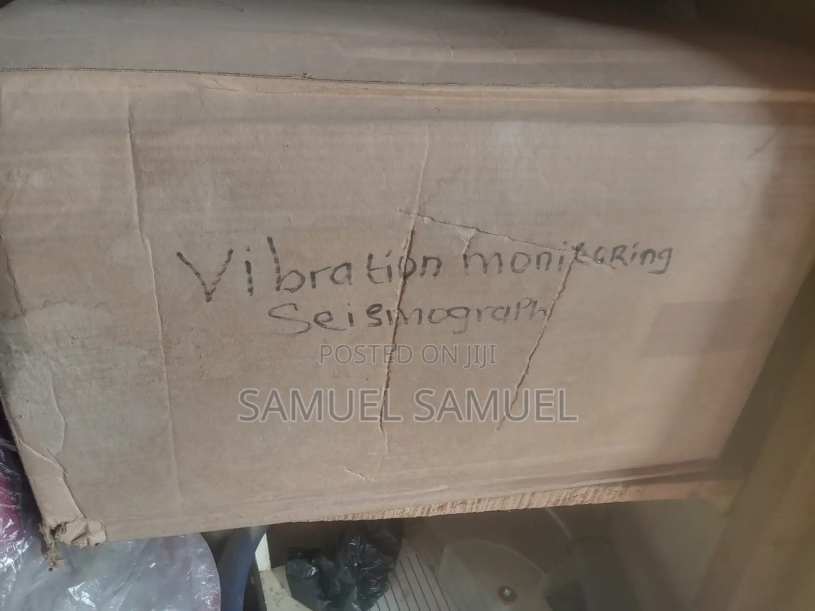 Vibration Monitoring Seismograph.