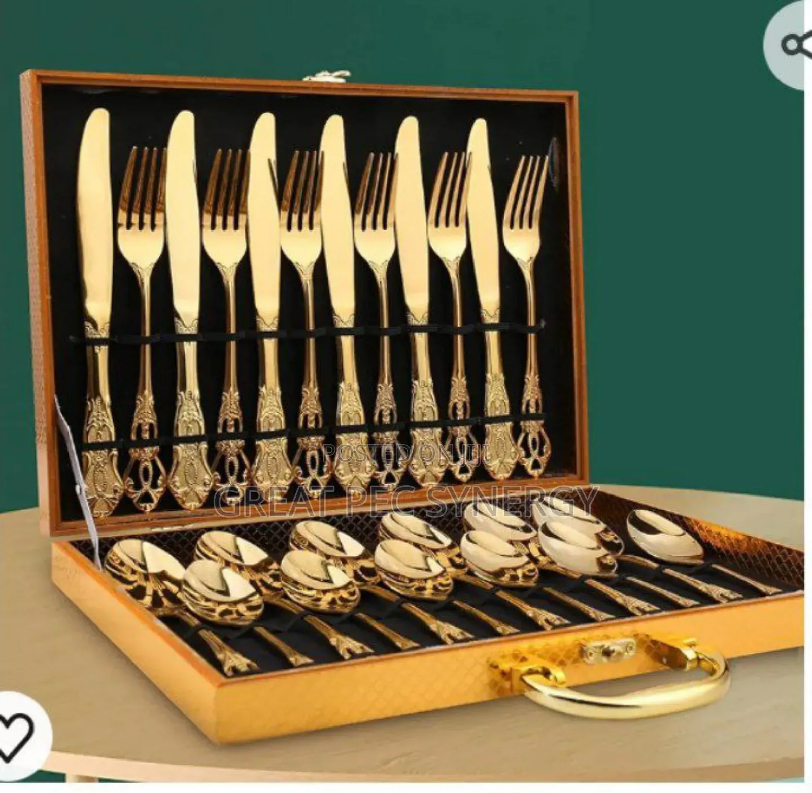 24 Pieces Big Box Designer Spoon
