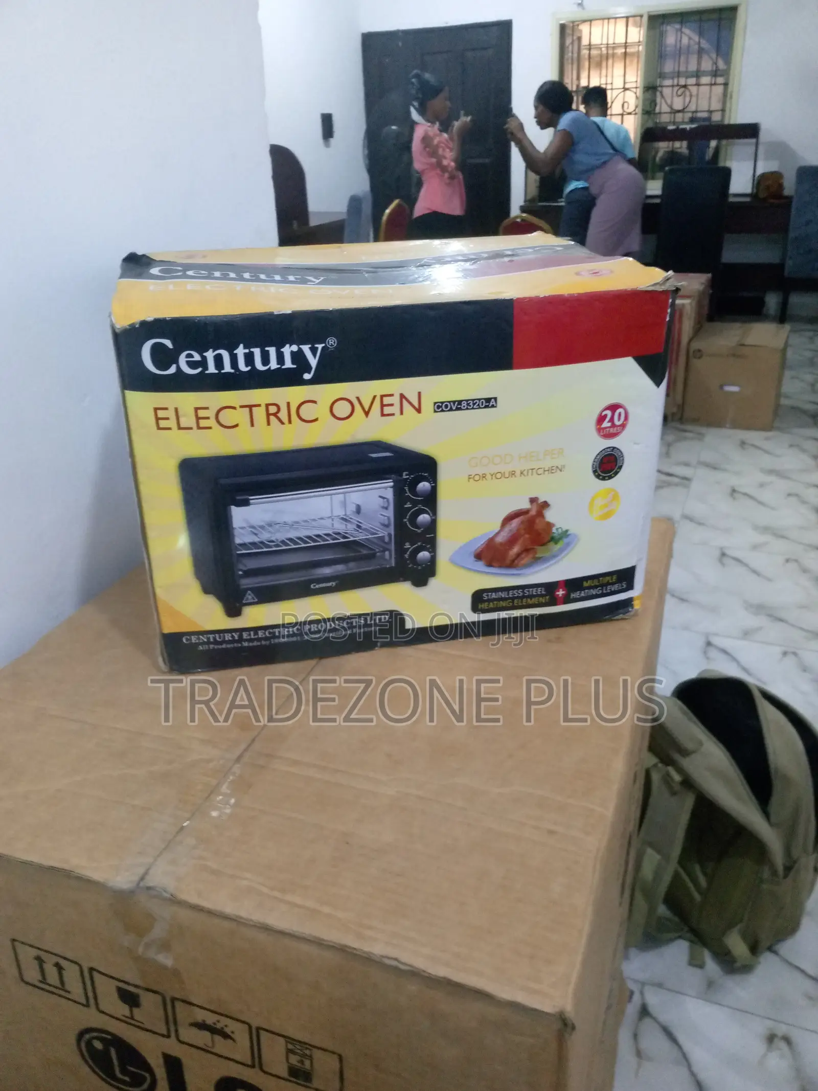 Century 20L Electric Oven Black