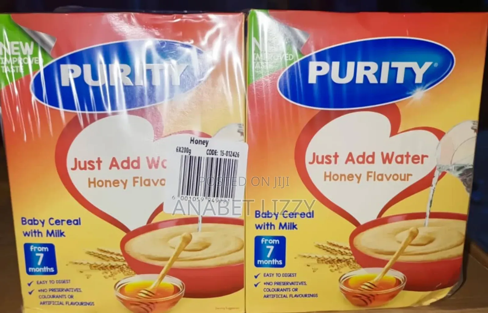 Purity Baby Cereal by 6