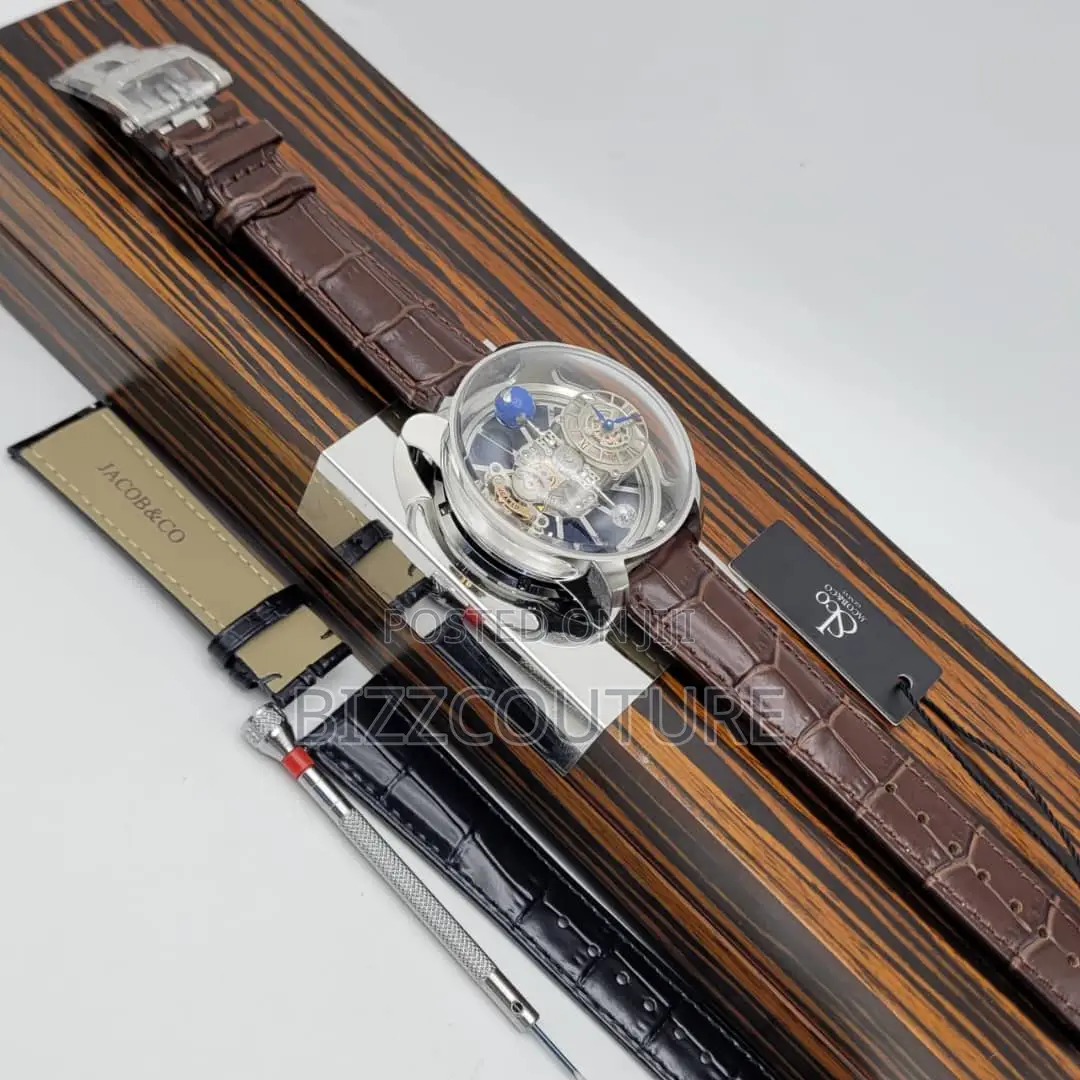 Original Jaco Co Mechanical Color Selection Leather Watch