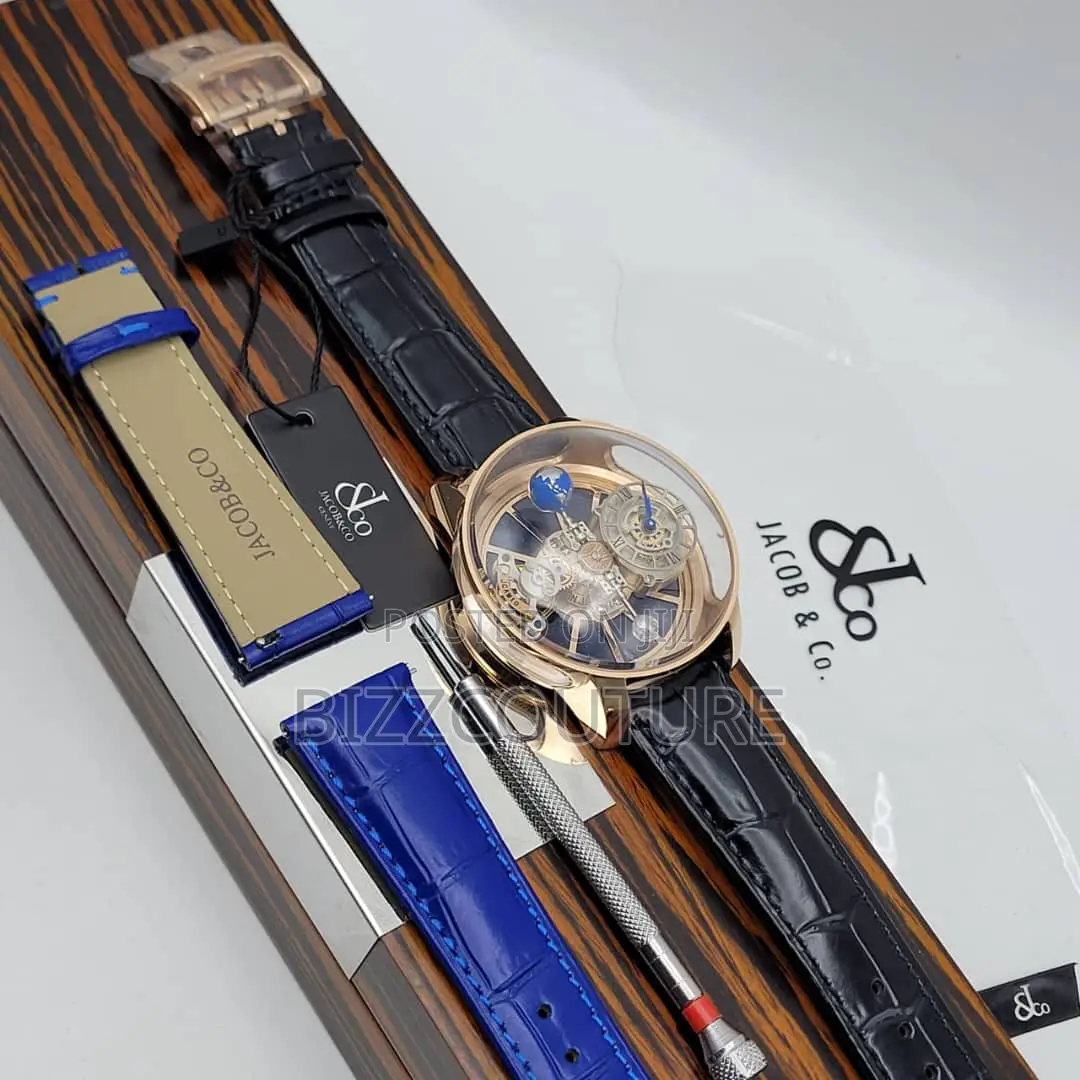 Original Jaco Co Mechanical Color Selection Leather Watch