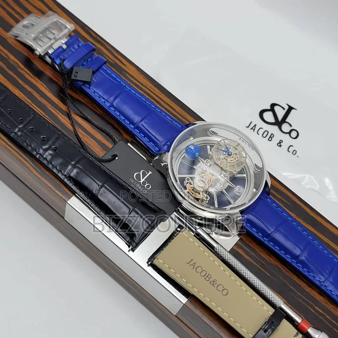 Original Jaco Co Mechanical Color Selection Leather Watch