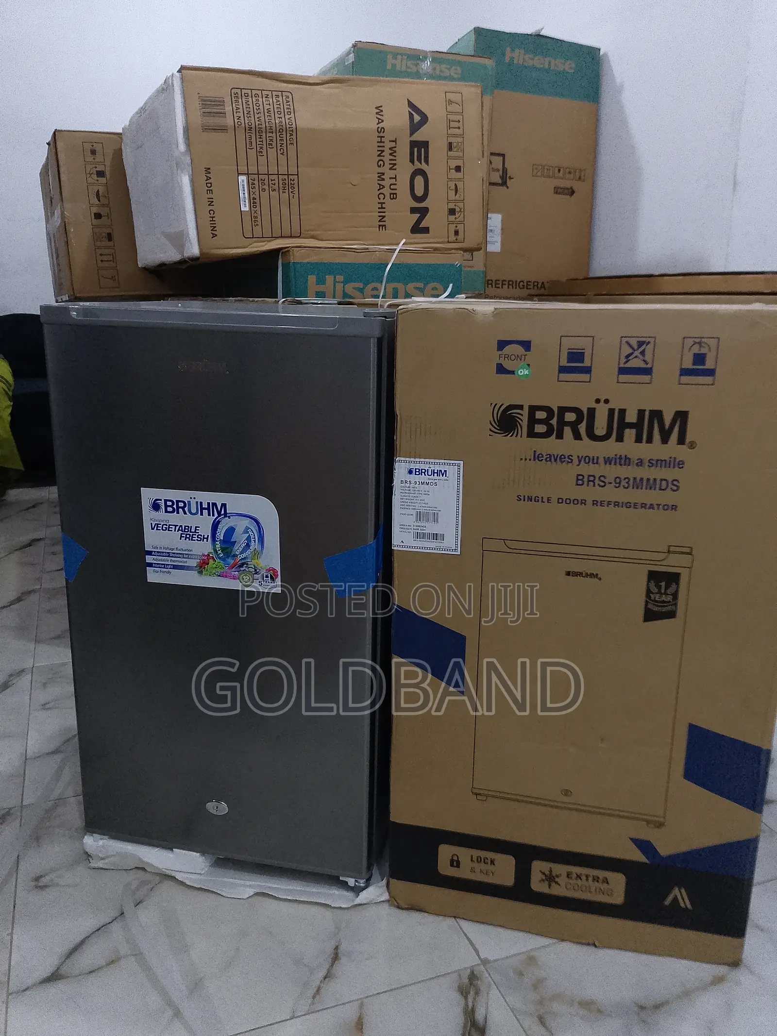 High Tech BRS-93mmds Single Door Refrigerator "93L"